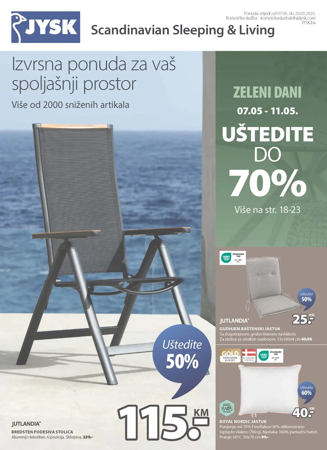 JYSK akcija katalog sniženja do 20.05.2025