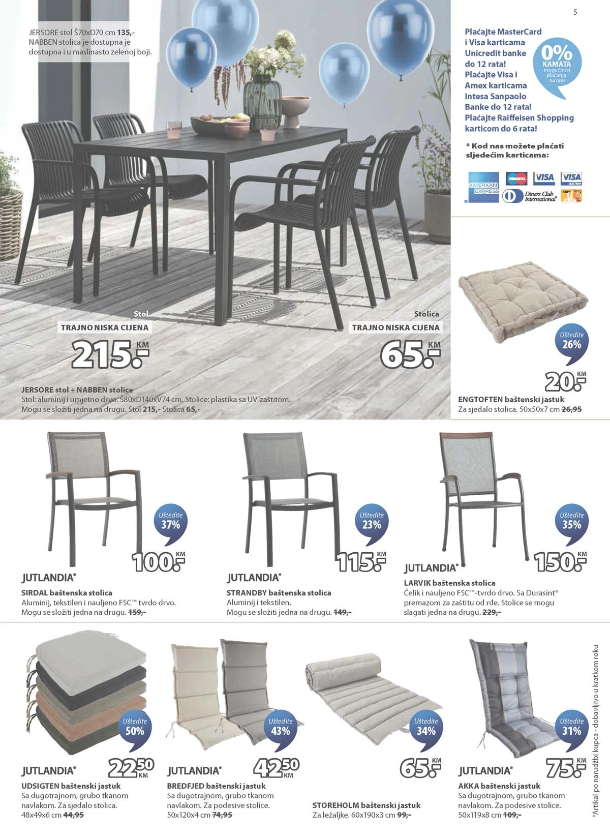 JYSK rođendanska akcija katalog sniženja namještaja i opreme za dom – strana 5 – do 31.03.2026