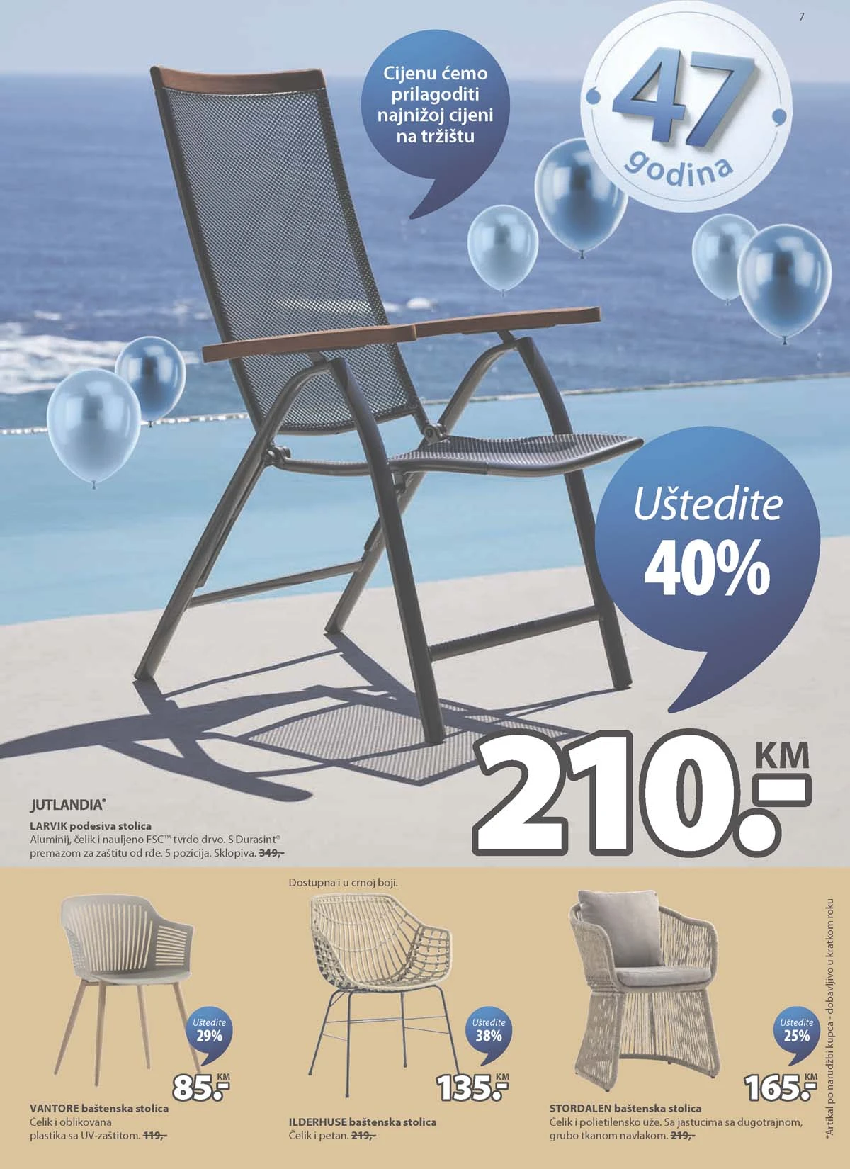 JYSK rođendanska akcija katalog sniženja namještaja i opreme za dom – strana 7 – do 31.03.2026