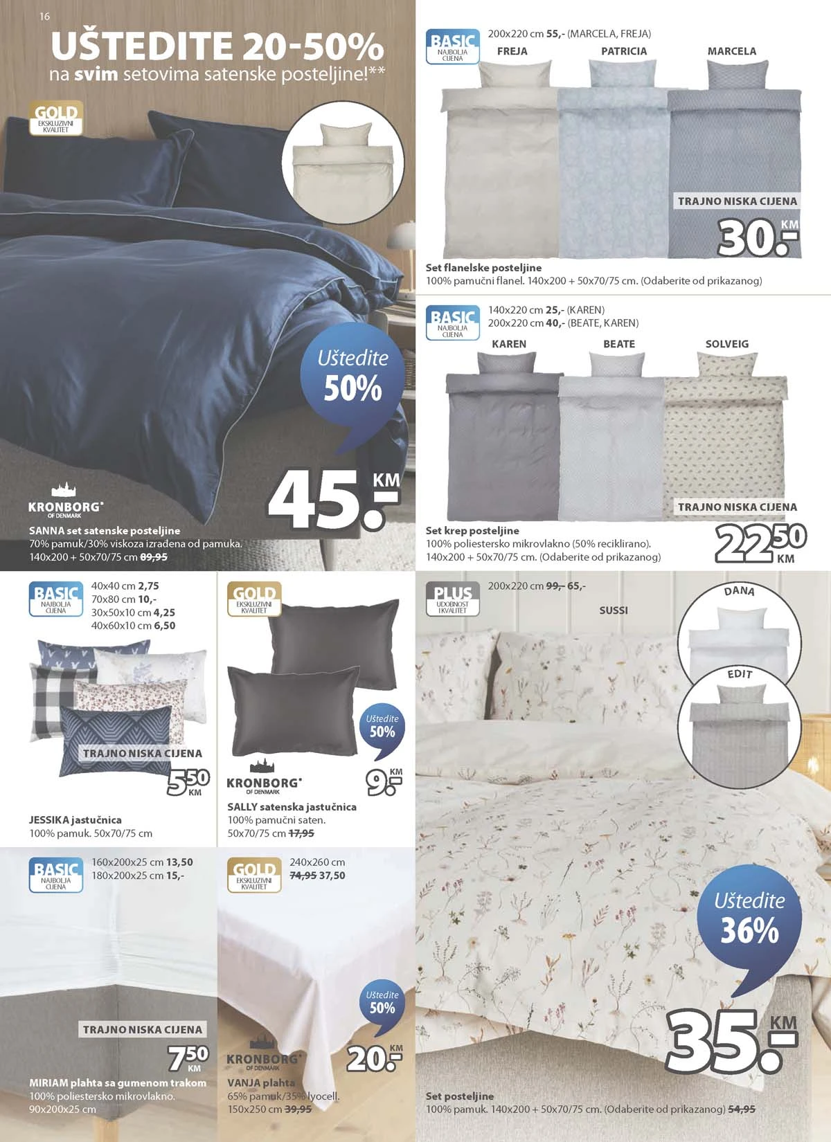 JYSK rođendanska akcija katalog sniženja namještaja i opreme za dom – strana 16 – do 31.03.2026