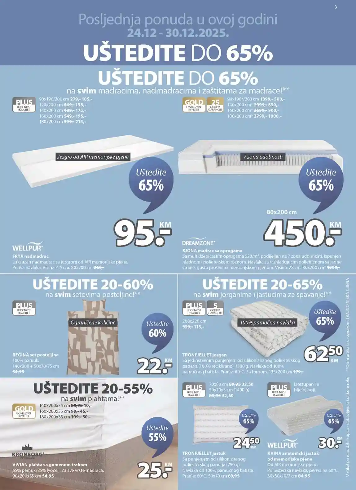 Jysk akcija Sniženja Jysk kataloška akcija