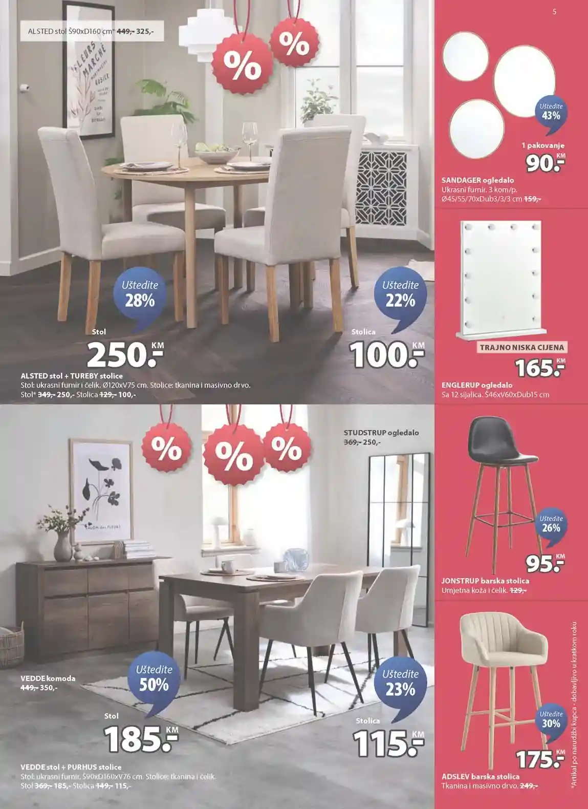 Jysk akcija Sniženja Jysk kataloška akcija