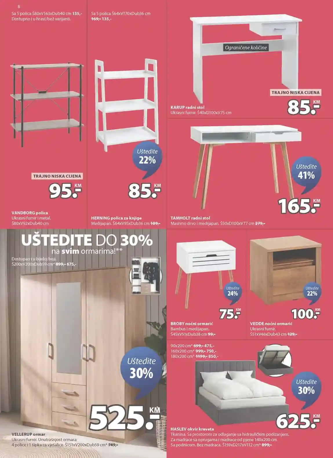 Jysk akcija Sniženja Jysk kataloška akcija