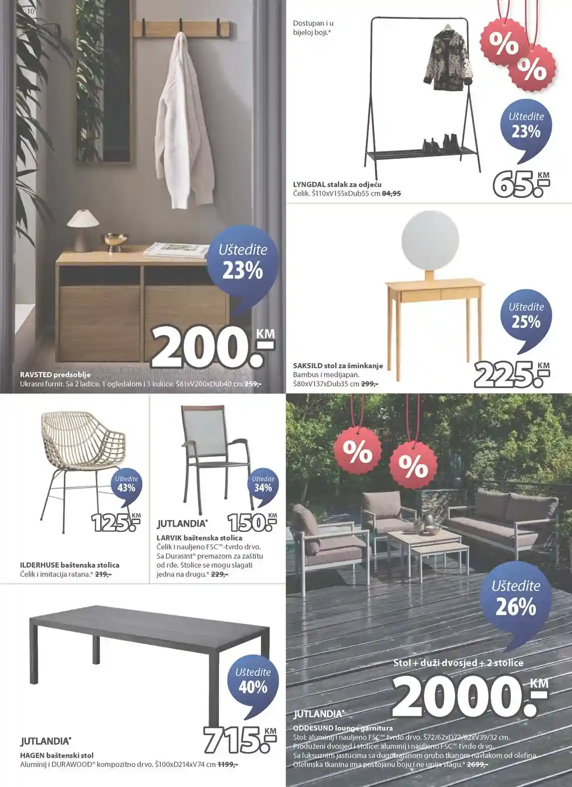 Jysk akcija Sniženja Jysk kataloška akcija