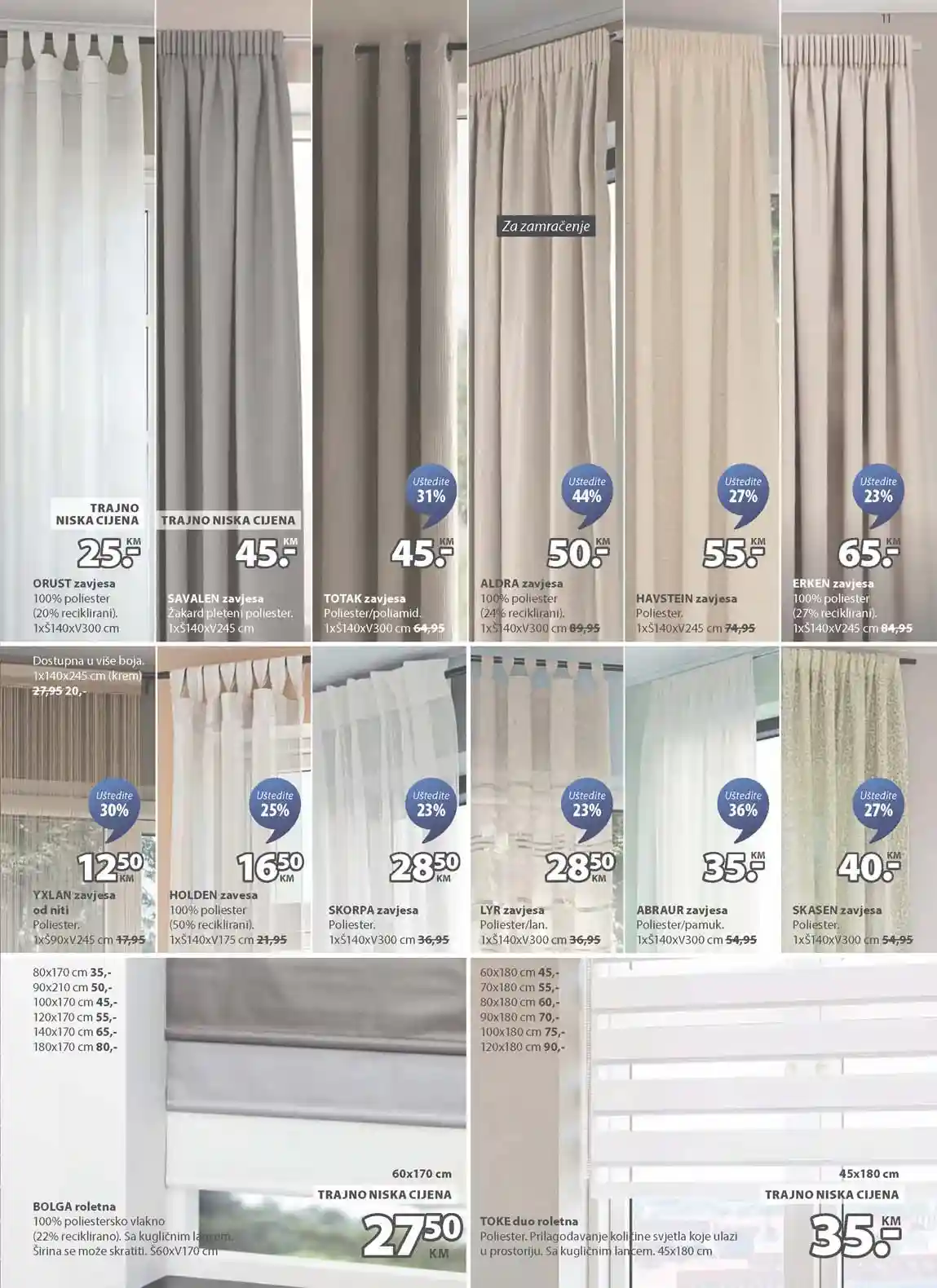 Jysk akcija Sniženja Jysk kataloška akcija