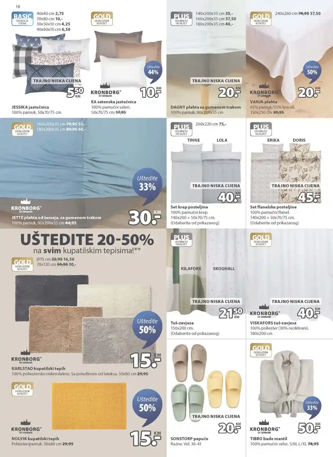 Jysk akcija Sniženja Jysk kataloška akcija