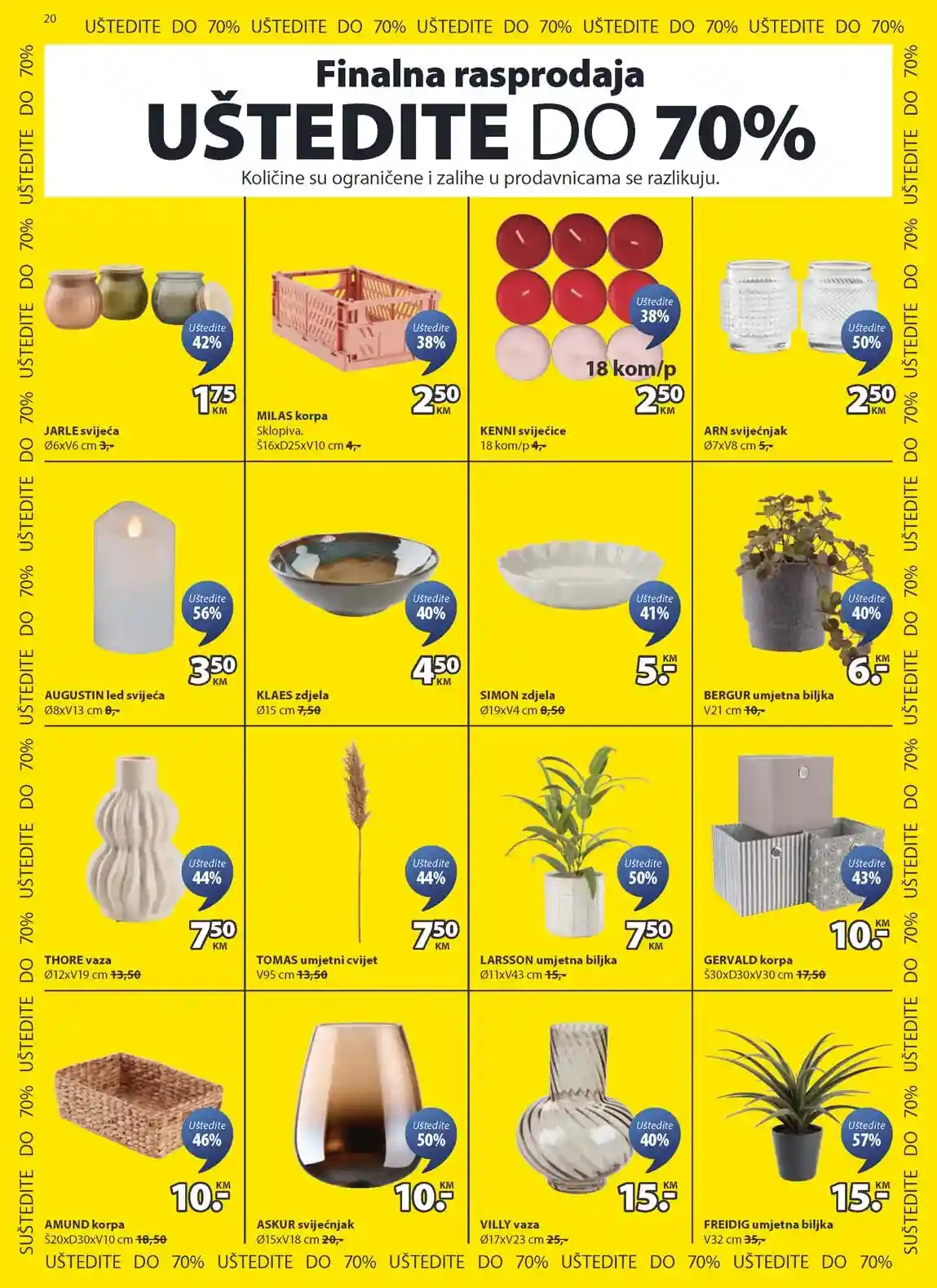 Jysk akcija Sniženja Jysk kataloška akcija