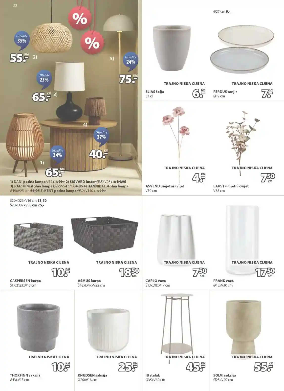 Jysk akcija Sniženja Jysk kataloška akcija