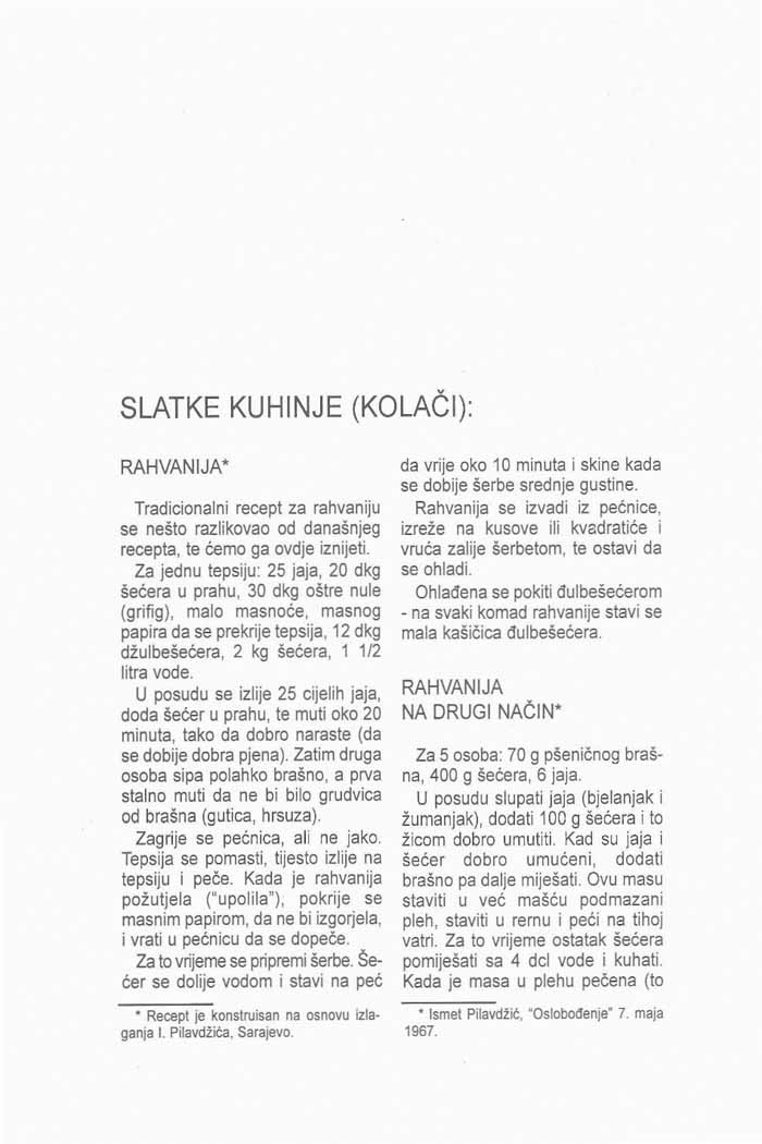 Recepti Bosanski kuhar  Alija Lakišić