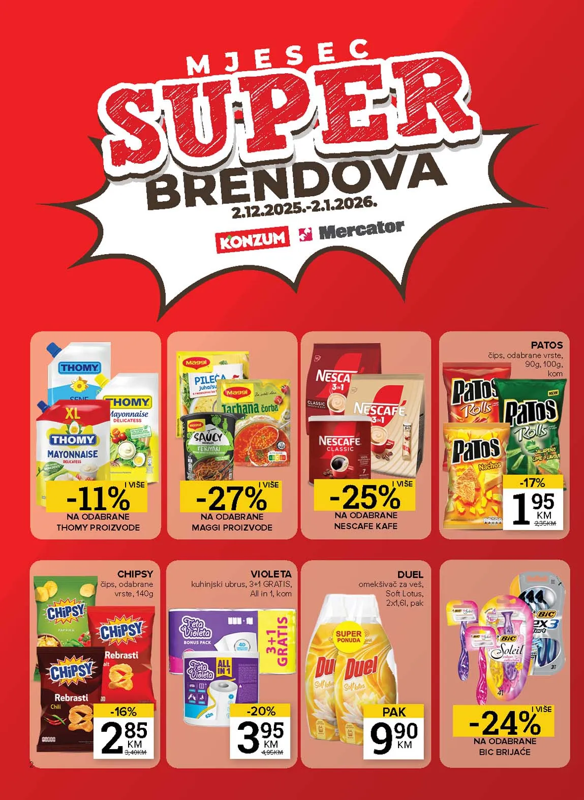 Konzum akcija Mercator katalog