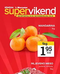 Konzum i Mercator vikend akcija – super sniženja