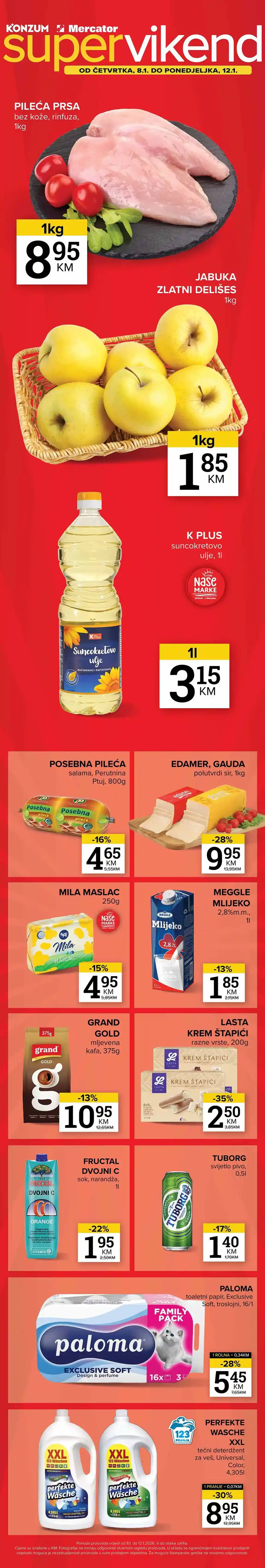 super akcija Konzum i Mercator