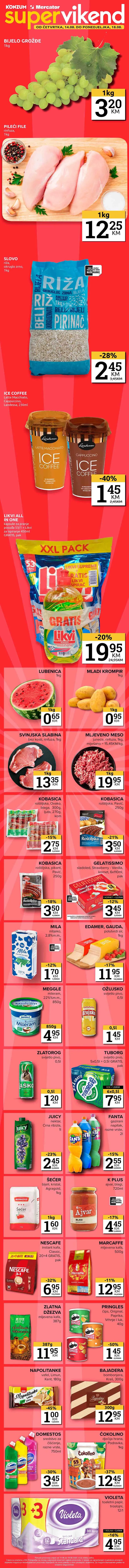 super akcija Konzum i Mercator