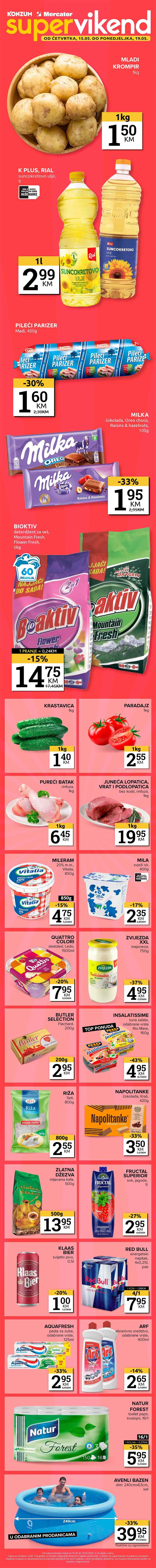 super akcija Konzum i Mercator