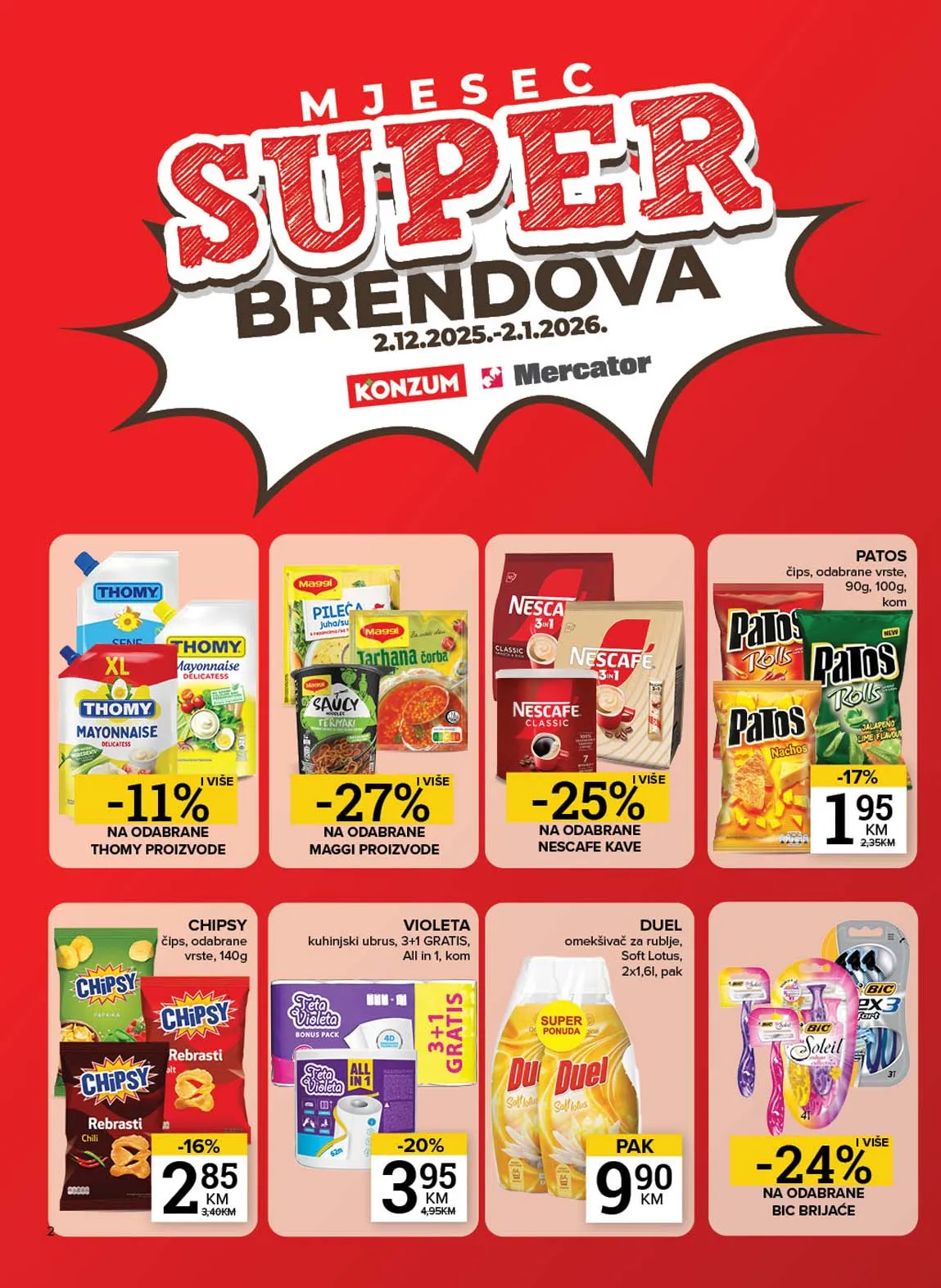 Konzum akcija Mercator katalog