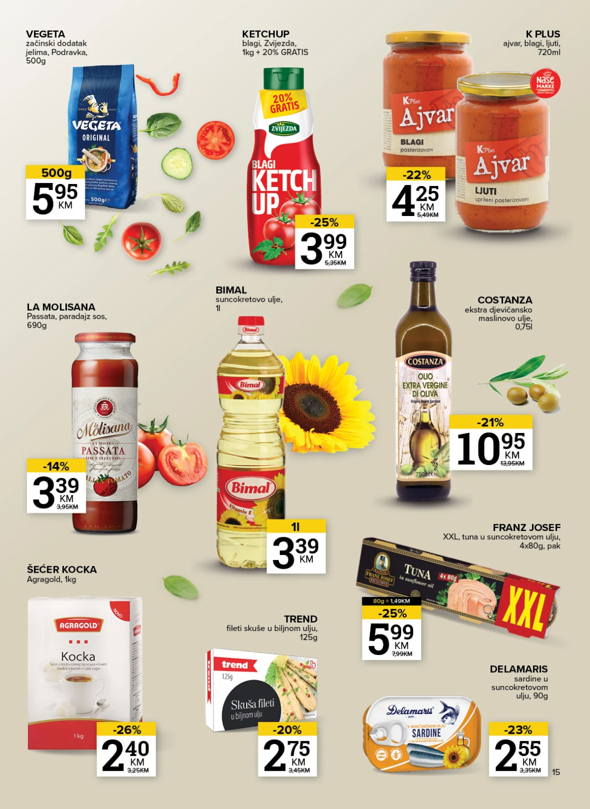 Konzum i Mercator akcija katalog sniženja do 11. maja 2026 – strana 15