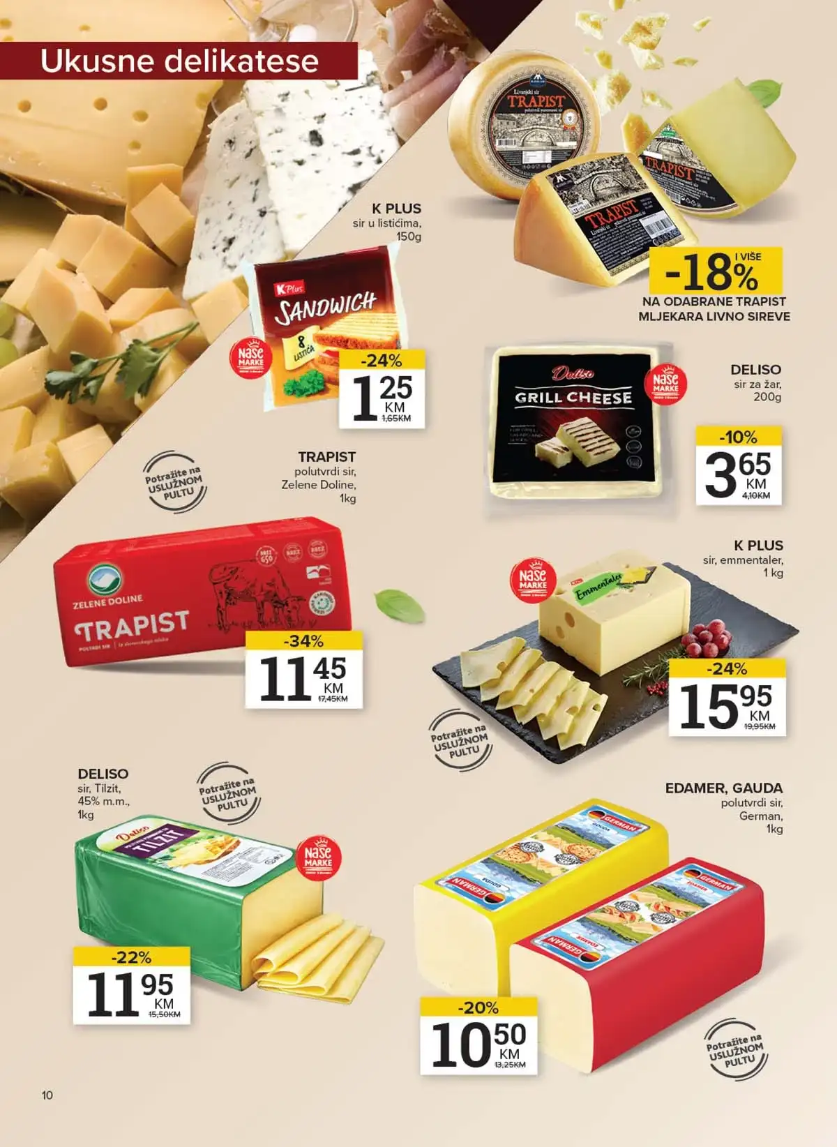 Konzum i Mercator katalog sniženja – strana 10 Konzum i Mercator akcija katalog sniženja do 04. aprila 2026 – strana 10