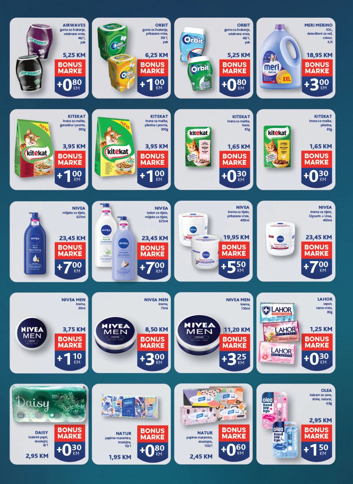 Odjeća i sezonski artikli na sniženju u Konzumu i Mercatoru