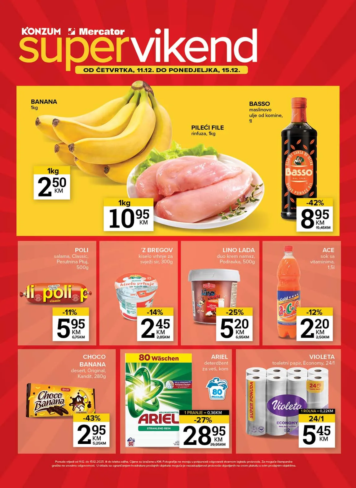 Konzum akcija Mercator katalog