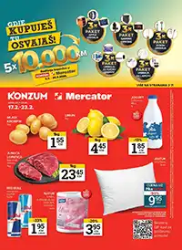 Konzum akcija Mercator katalog