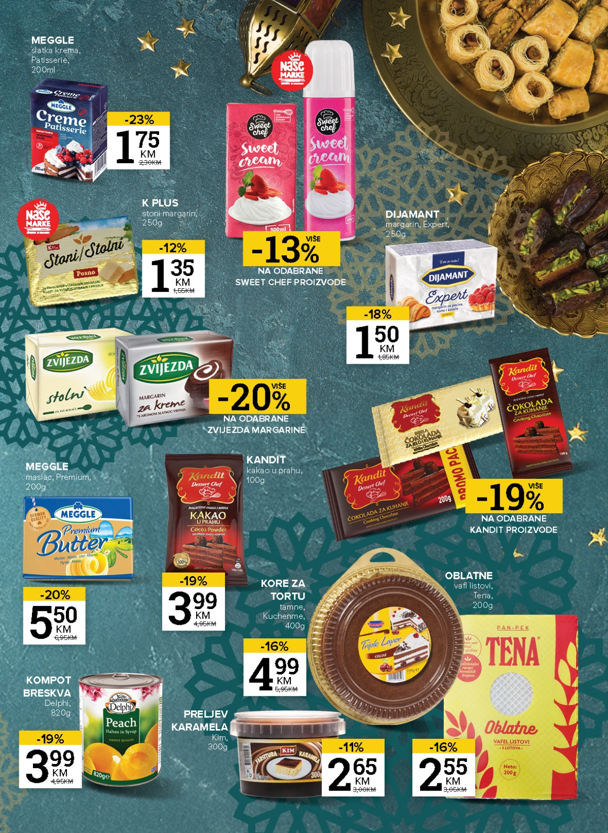 Konzum i Mercator katalog maj 2026 slatkiši kafa i prehrambeni proizvodi akcija