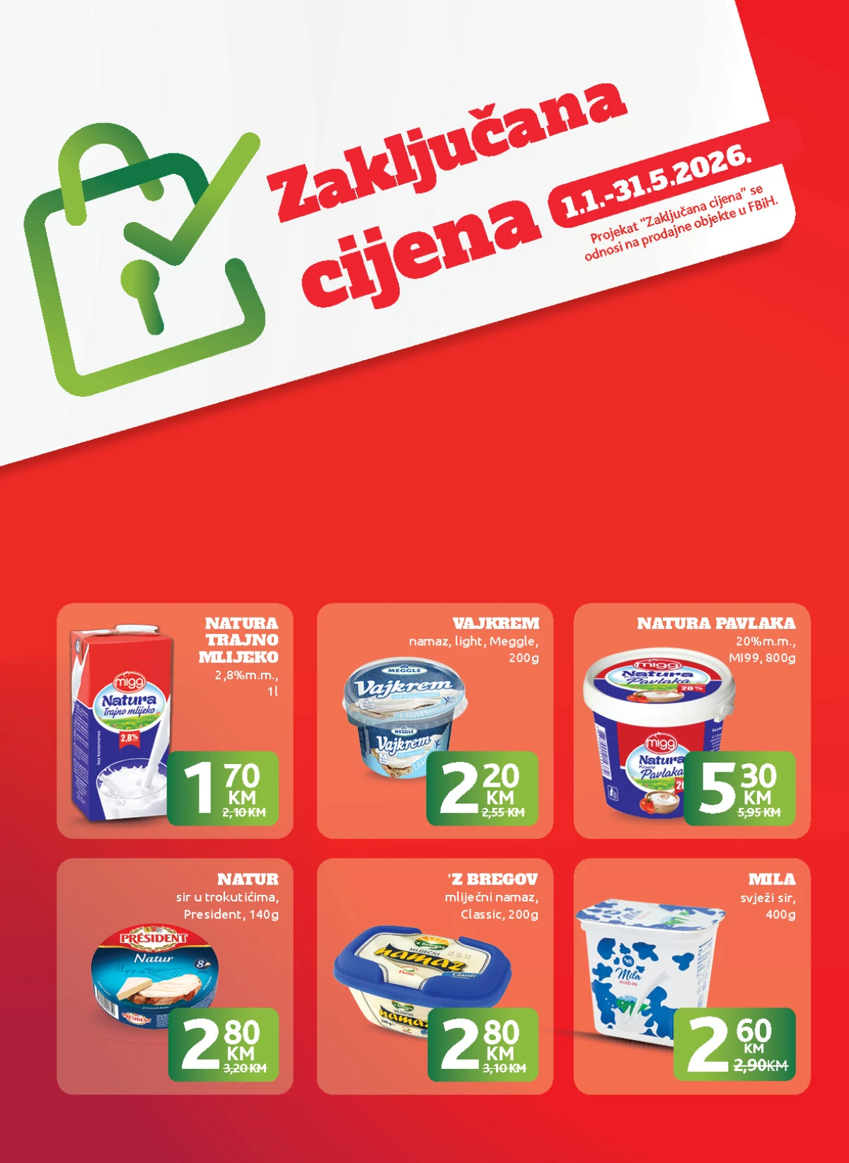 Konzum i Mercator katalog maj 2026 kuhinjski proizvodi i posuđe akcija