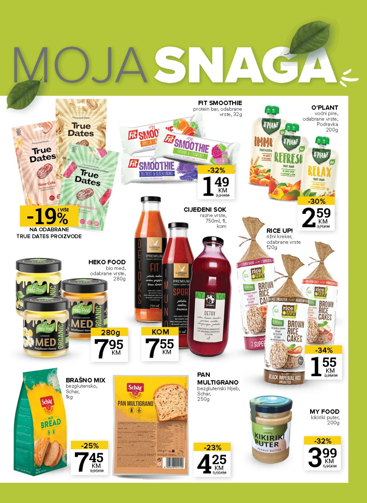 Konzum i Mercator katalog – prehrambeni proizvodi za svakodnevnu kupovinu