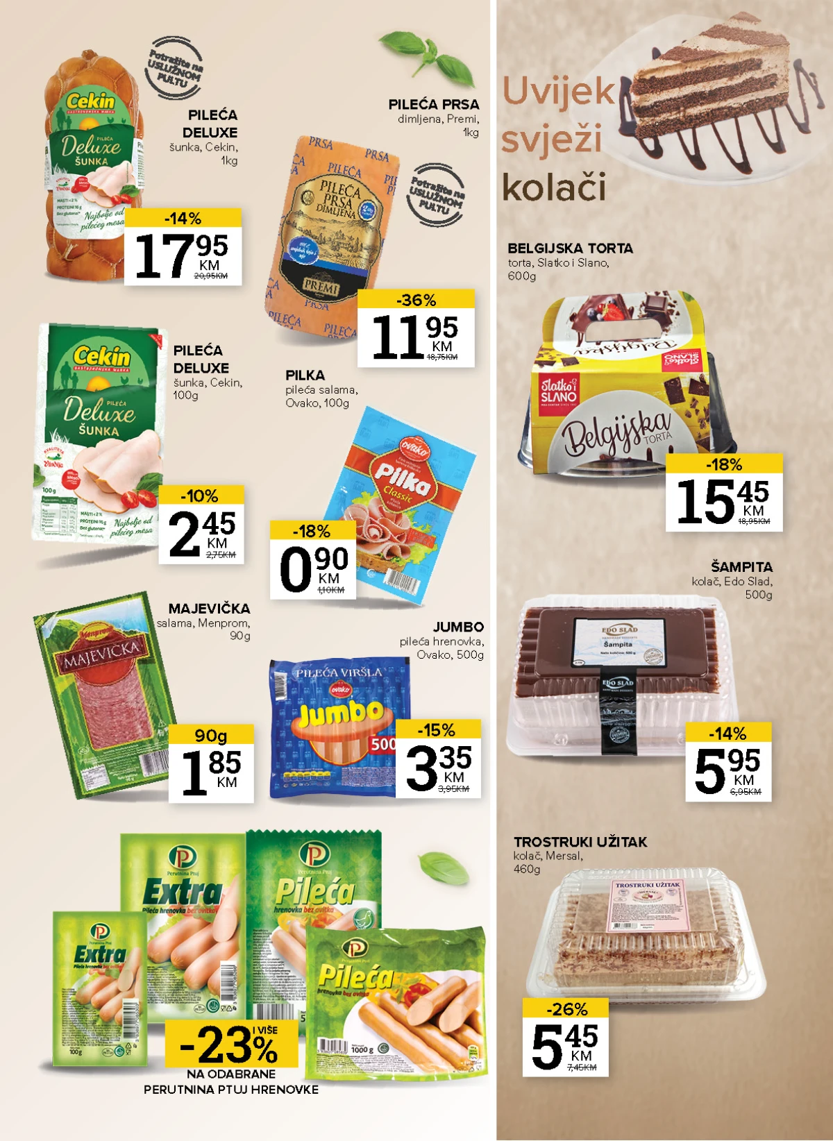 Konzum i Mercator katalog – proizvodi za ličnu njegu i higijenu
