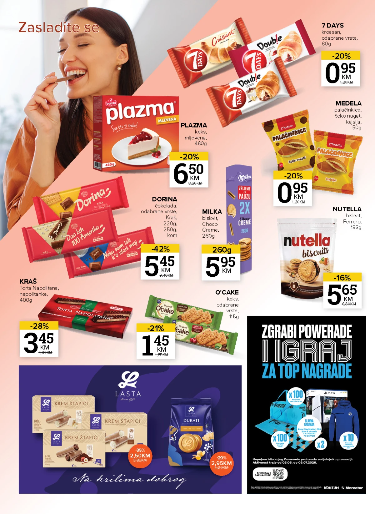 Konzum i Mercator akcija – kućna hemija i sredstva za čišćenje
