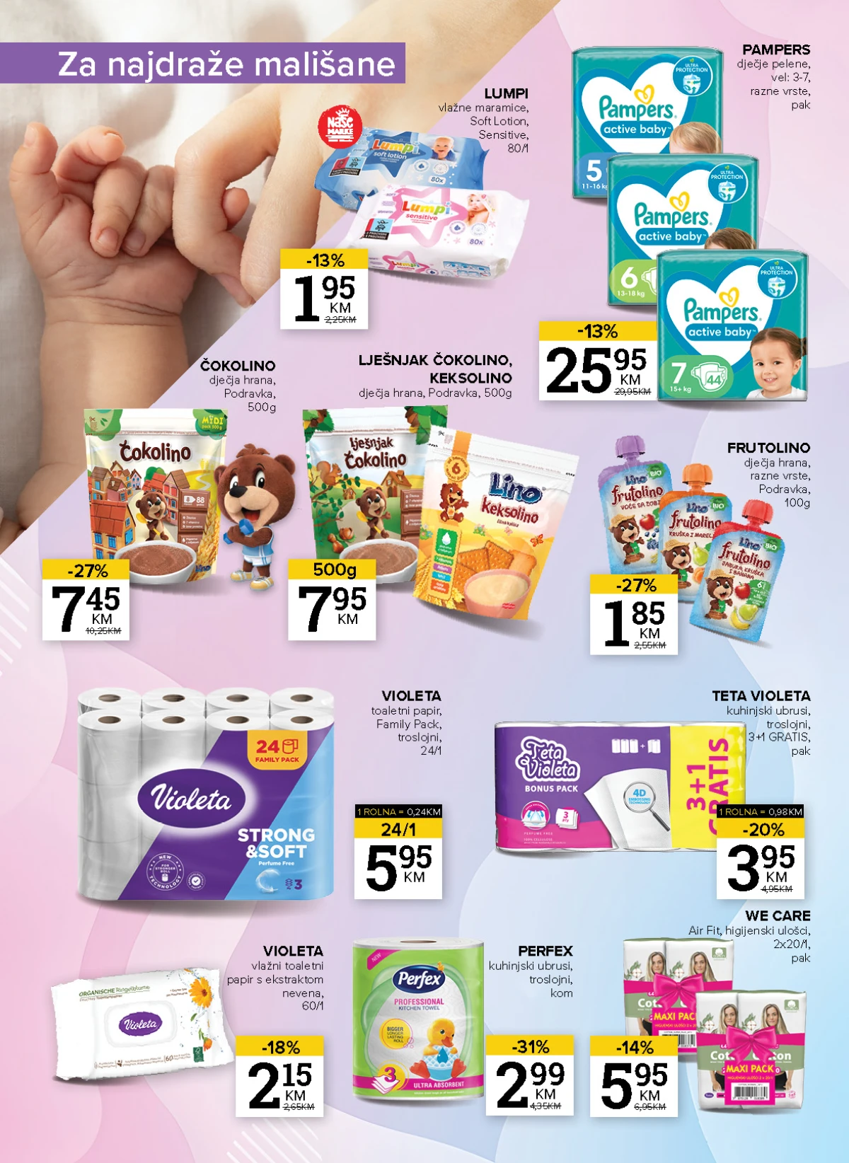 Konzum i Mercator ponuda za kućne ljubimce i domaćinstvo