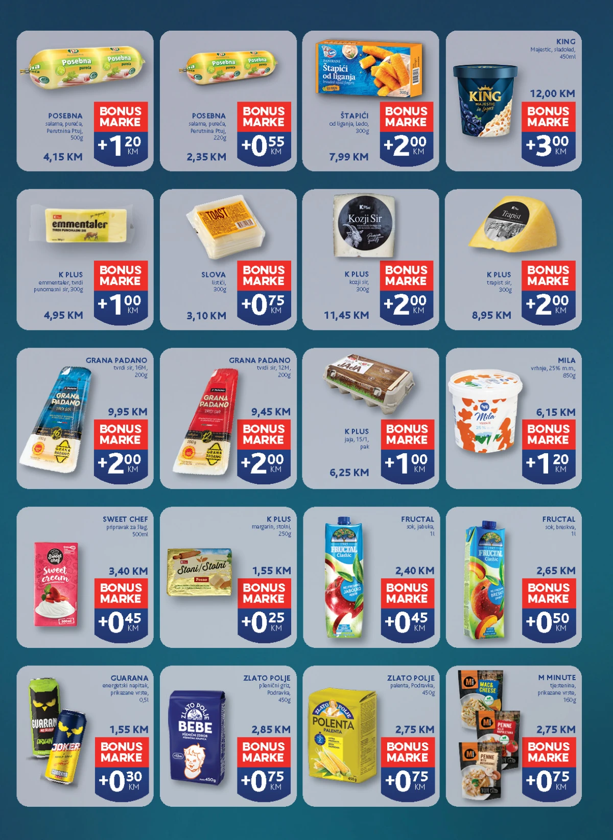 Konzum i Mercator Pika Bonus proizvodi za domaćinstvo i njegu
