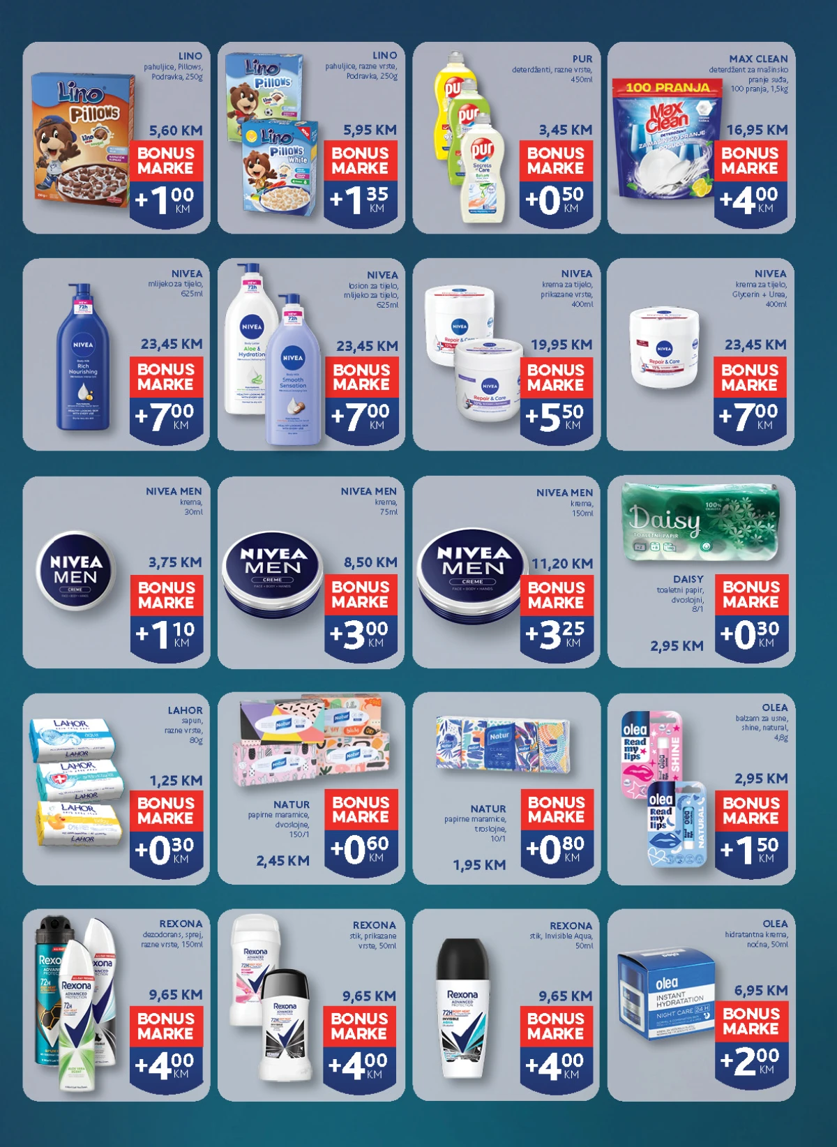 Konzum i Mercator Pika Bonus dodatne pogodnosti i proizvodi na akciji