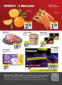 Konzum akcija Mercator katalog