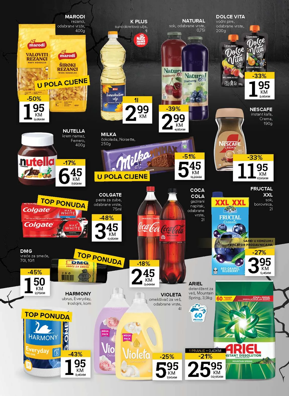 Konzum akcija Mercator katalog