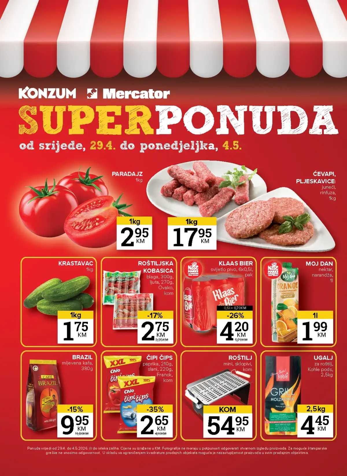 Konzum i Mercator akcija katalog sniženja do 04. maja 2026 – strana 42