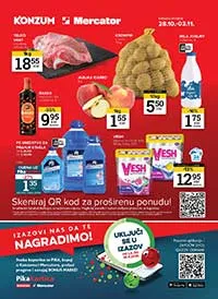 Konzum i Mercator - Akcija i katalog sniženja do 03.11.2025 | Snizenja.ba