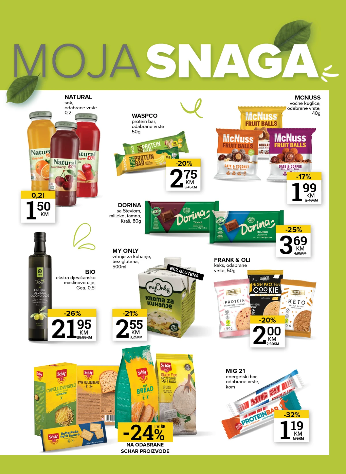 Konzum i Mercator akcija – kafa, napici, grickalice i slatkiši
