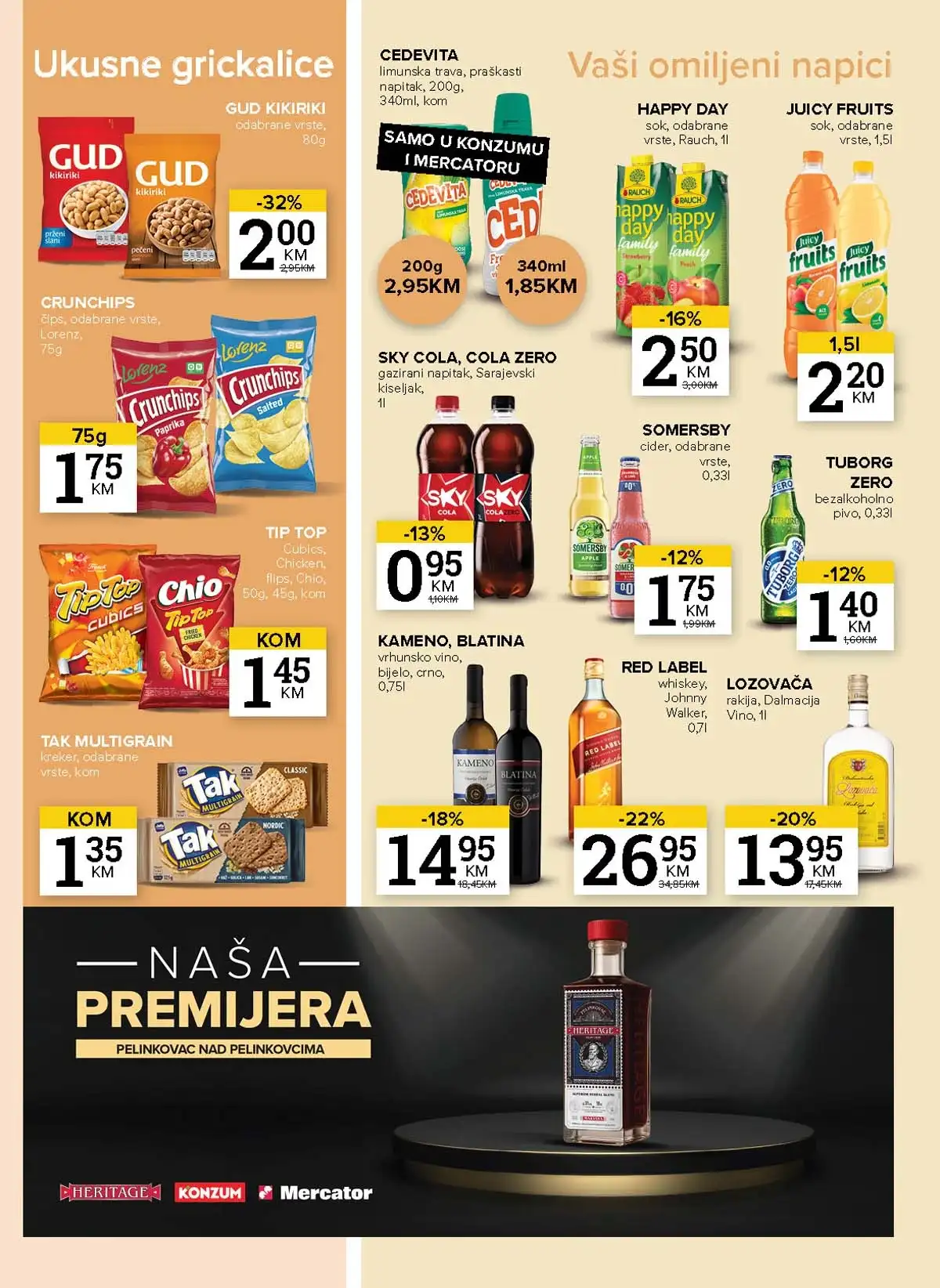 Konzum i Mercator akcija katalog sniženja do 04. aprila 2026 – strana 17