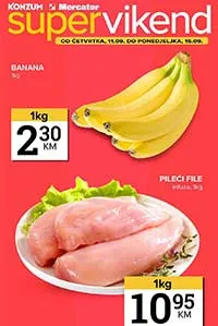 Konzum i Mercator vikend akcija – super sniženja