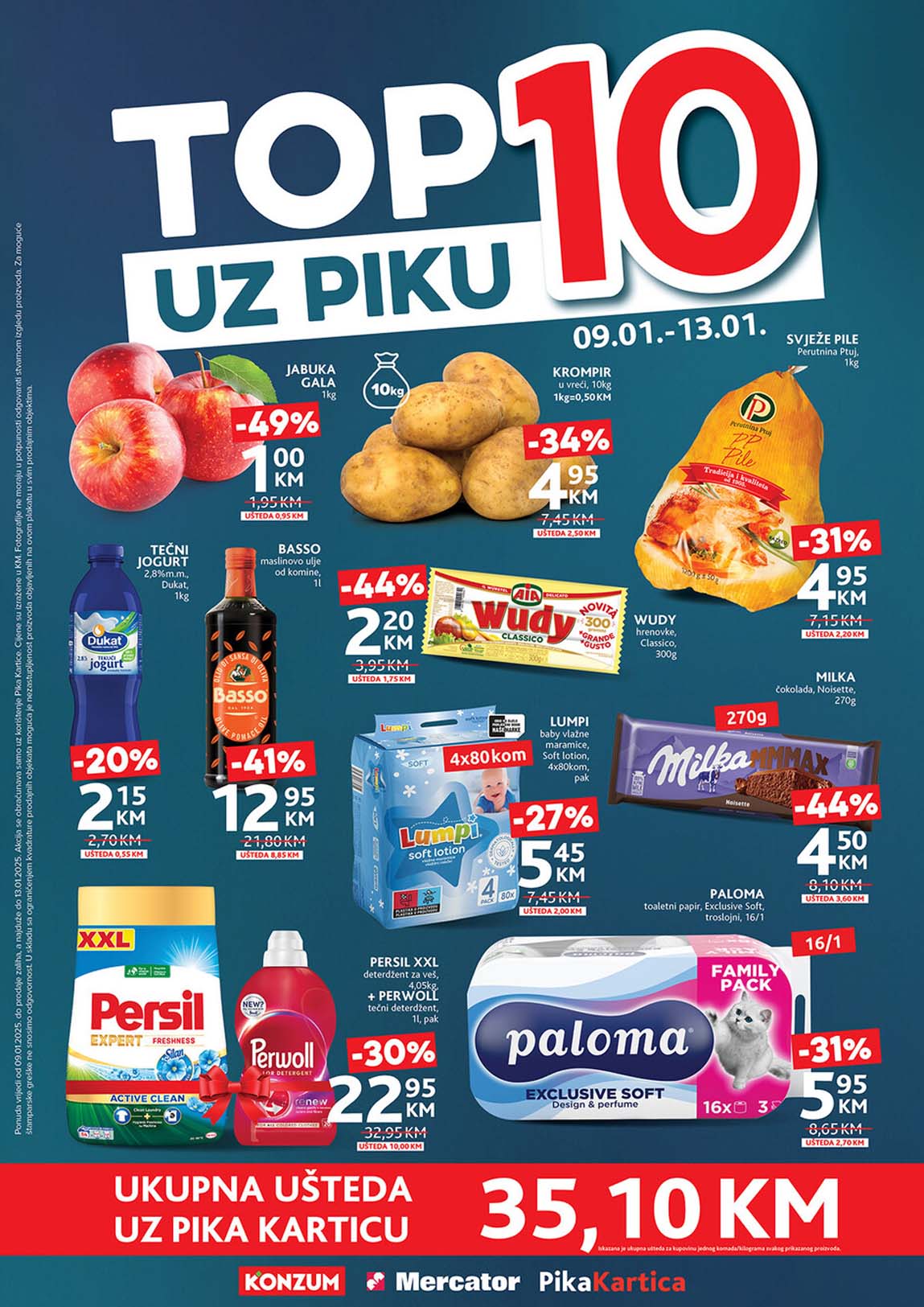 Vikend akcija Konzum i Mercator