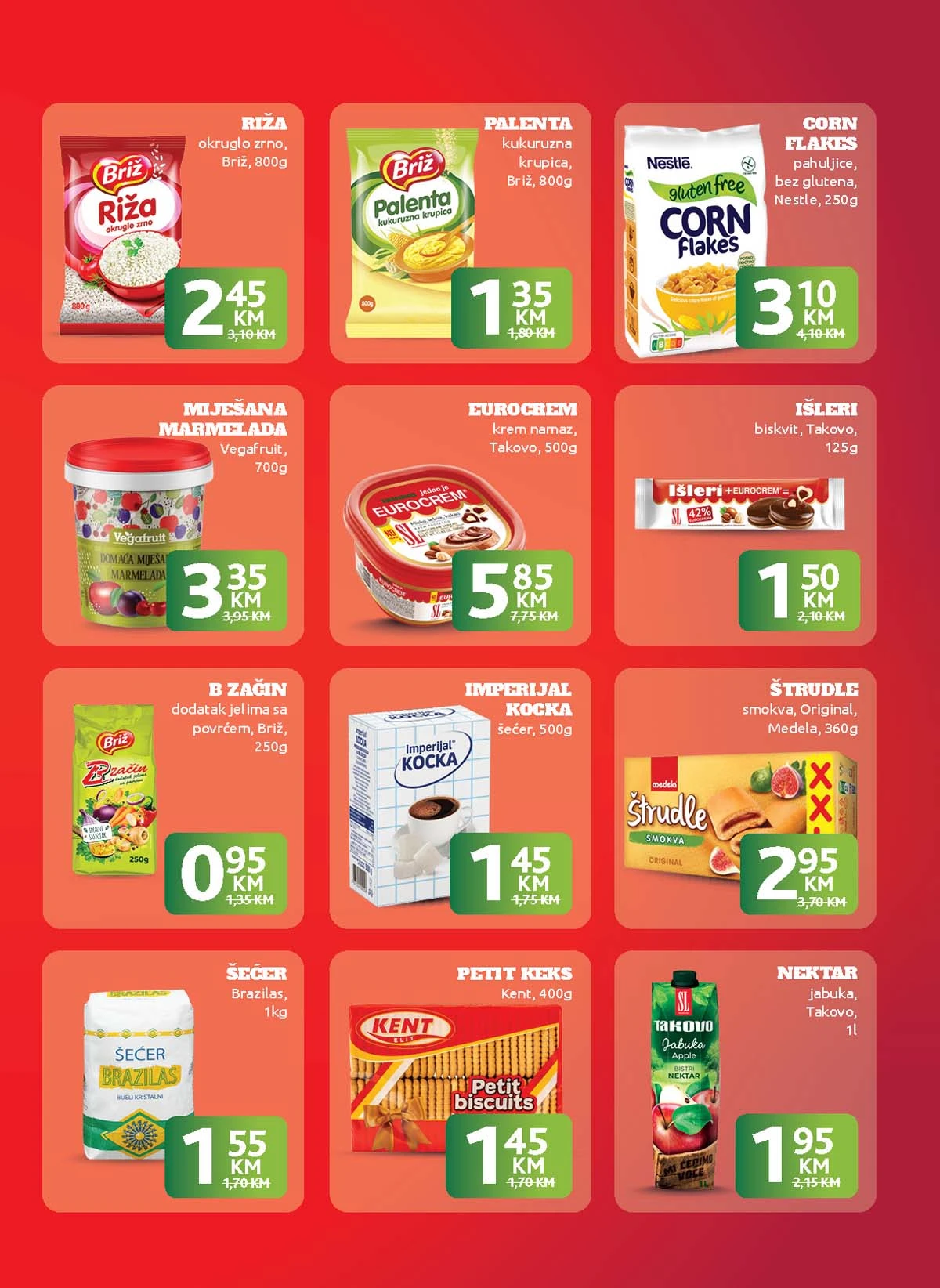 konzum sniženja na kasama