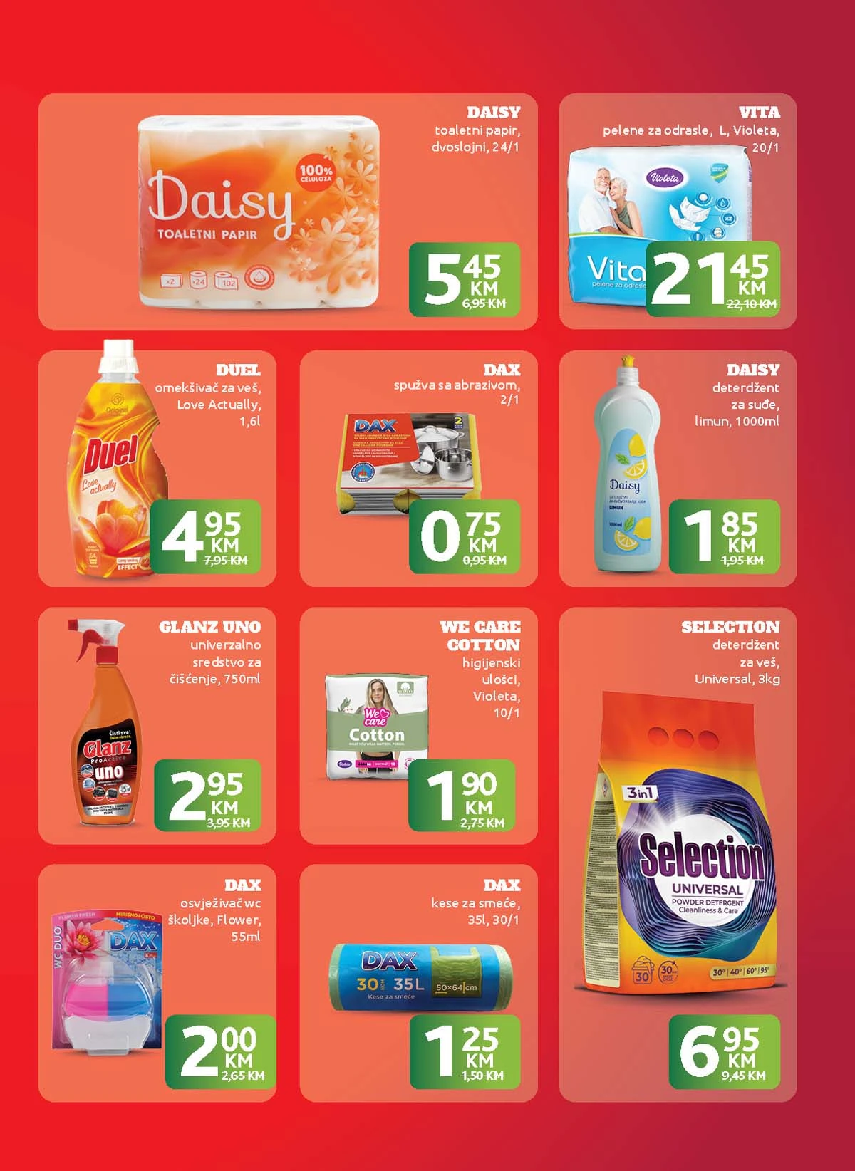 konzum sniženja na kasama