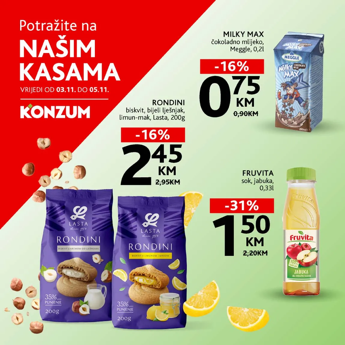 Snizenja Konzum na kasama konzum sniženja na kasama