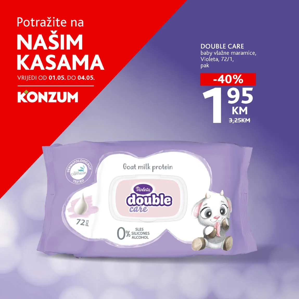 KONZUM Akcija Sniženja na kasama do 04.05.2025