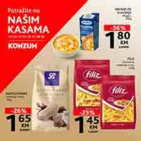 konzum sniženja na kasama