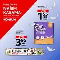 Konzum & Mercator – Top prodaja na kasama, sniženja do 09. novembra 2025