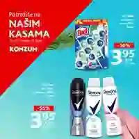 Konzum i Mercator akcija sniženja na kasama do 12.04.2026