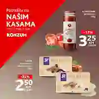 Konzum i Mercator akcija sniženja na kasama do 15.04.2026