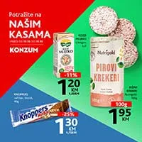 Konzum & Mercator – Top prodaja na kasama sniženja do 15.10.2025