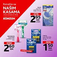 Konzum & Mercator – Top prodaja na kasama sniženja do 19.10.2025